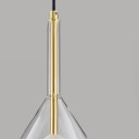 Loft Industry Modern - Gold Glass Drops